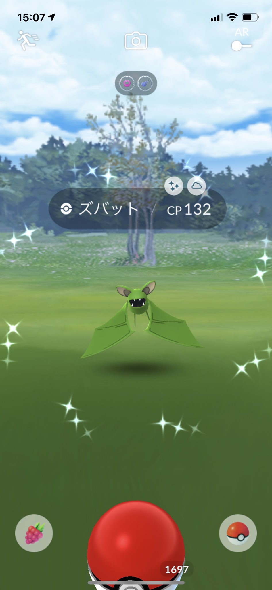 Tanakax ズバットー Pokemon Pokemongo ポケモン ポケモンgo ズバット 色違い イロチ 野生 T Co bgrvzasi Twitter