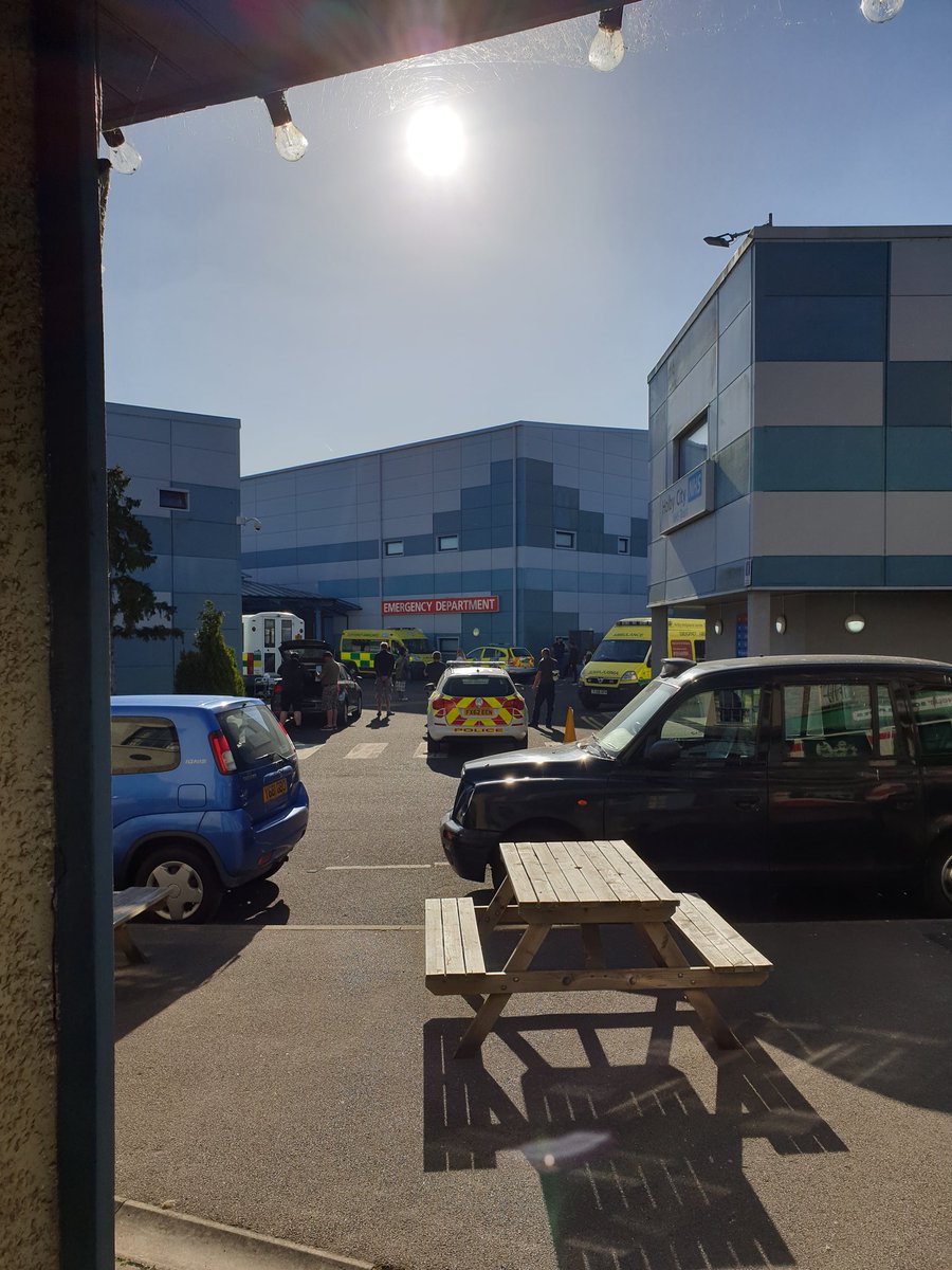 On set in Holby, a town that looks so large on TV, is actually condensed into just a few buildings, the magic of tv