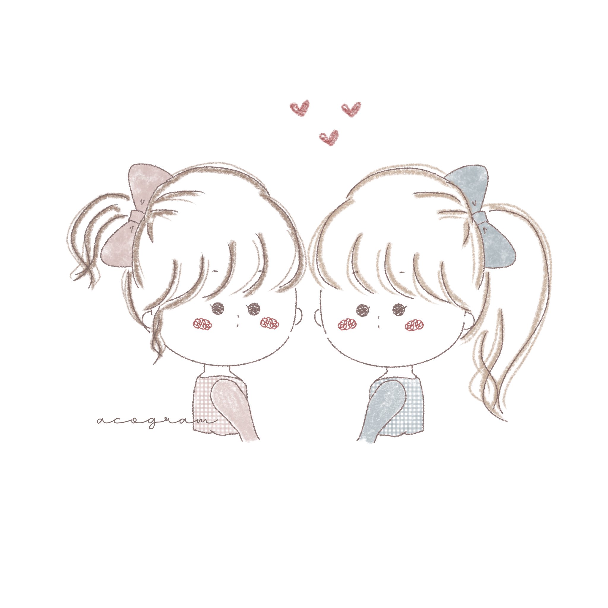 تويتر イラスト ˏˋ 𝚊𝚌𝚘𝚐𝚛𝚊𝚖𝟹𝟸 ˎˊ على تويتر 一次創作絵師拡散フェス01 イラスト 手描きイラスト 女の子 Twins 双子コーデ イラスト好きな人と繋がりたい プロフィール画像 アイコン T Co 4k34ihjqr0