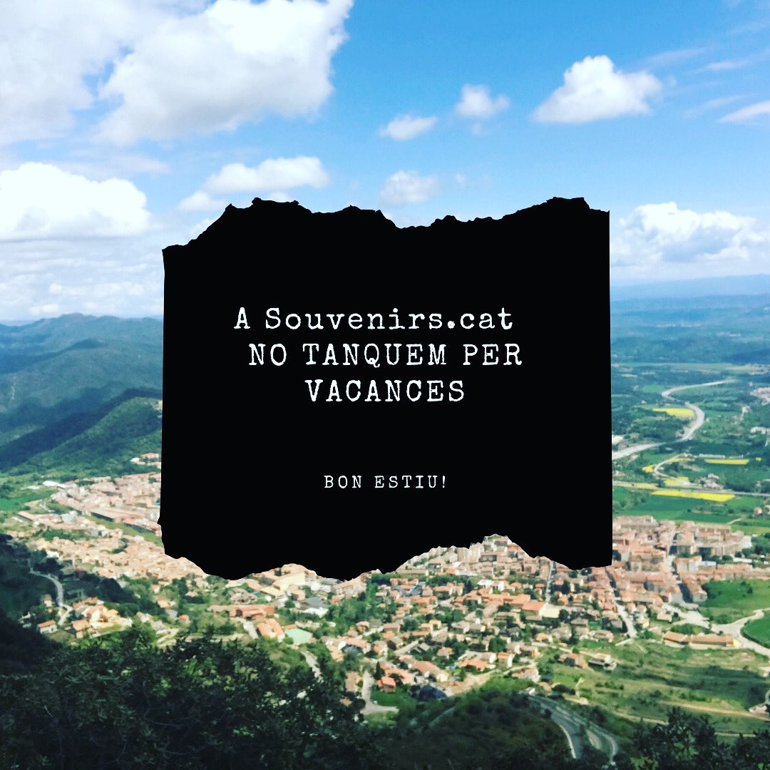 Souvenirs.cat us recorda que No tanquem per vacances i restem a la vostra disposició. Bon Estiu i Bones Vacances! #agost #estiu #souvenirs #regals #detalls #vacances #catalunya