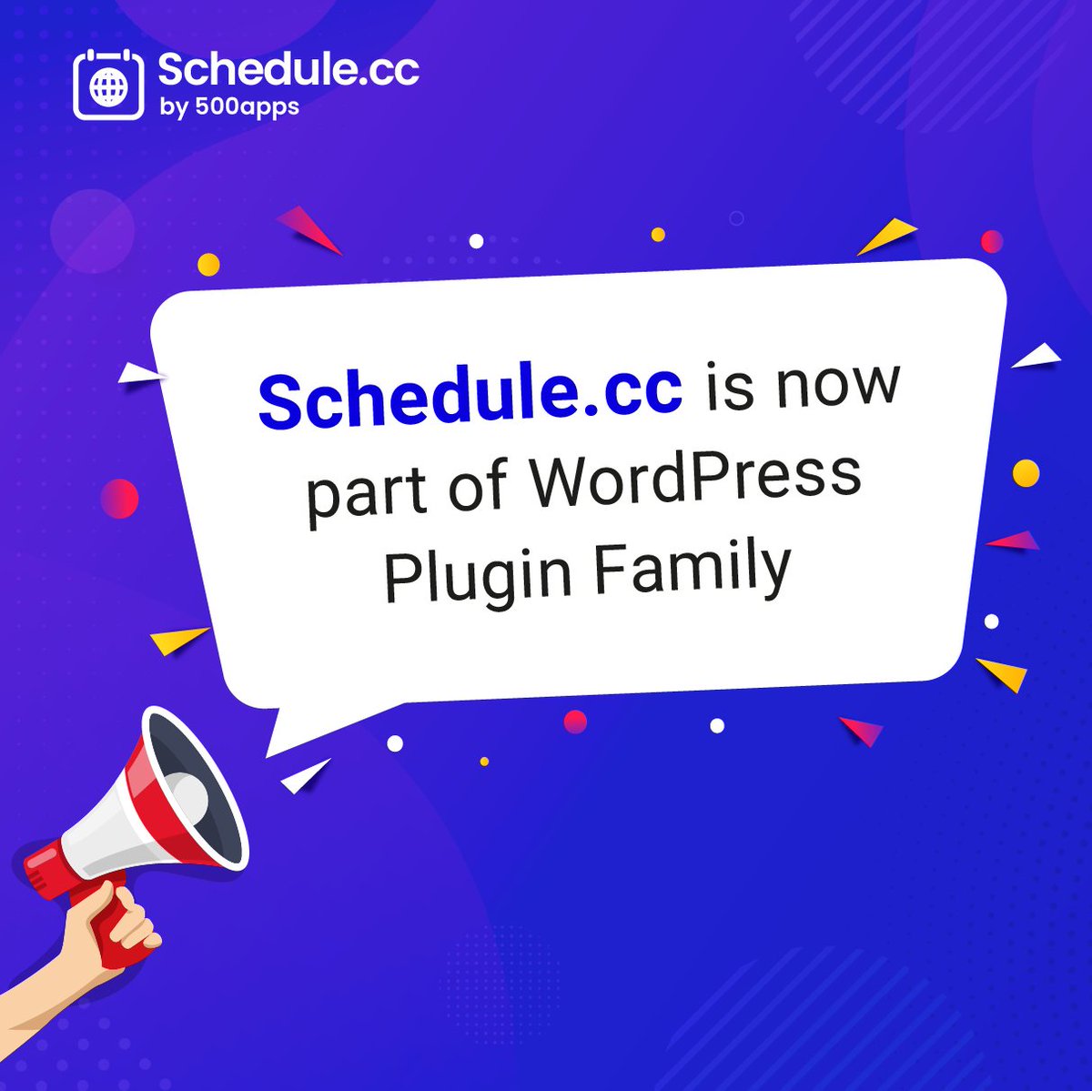 schedulecc's tweet image. Schedule.cc by 500apps now integrated into @WordPress plugin. Now, businesses can schedule their priorities or plan their events from the website itself. #appointmentscheduling #WordPress #Plugins #meetingplanner