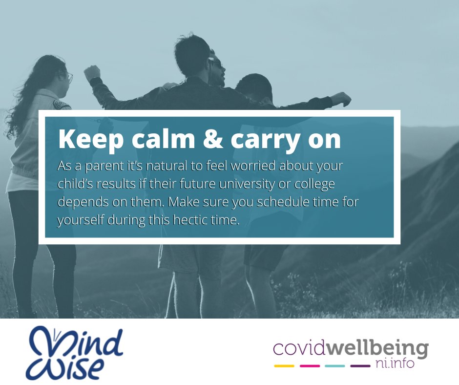 🎓Tip 5️⃣ Talking about your child's results with your friends and family will help you release pent-up stress. But only share the news with people you know will be supportive as anyone else may impact your child’s mental health. #CovidWellbeingNI hub 👉  bit.ly/3iwPQXa