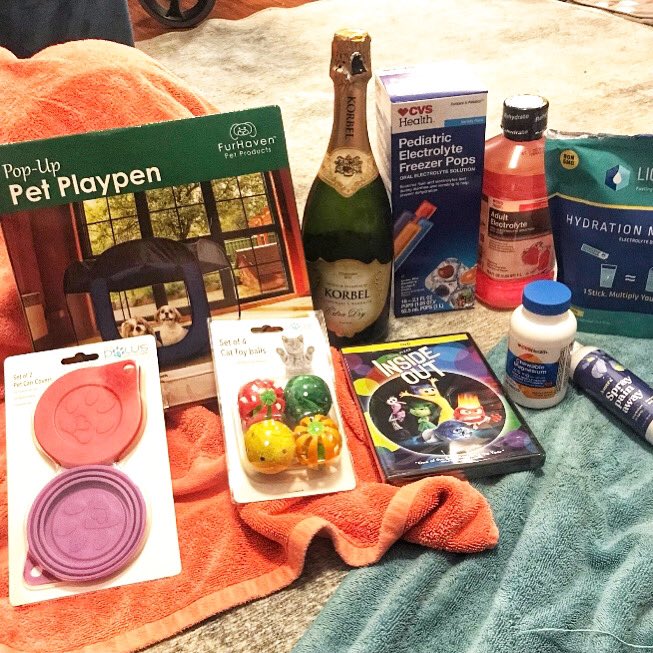 DoctorNora's tweet photo. When you’re adopting a kitten, fighting a covid outbreak at work, and finding a moment to celebrate your accomplishments—that’s called self-care, Alice. Mind your business. No seriously, I have never sweat so much in my life. #PushingThroughIt #PleaseClap https://t.co/8phRjiuG5E
