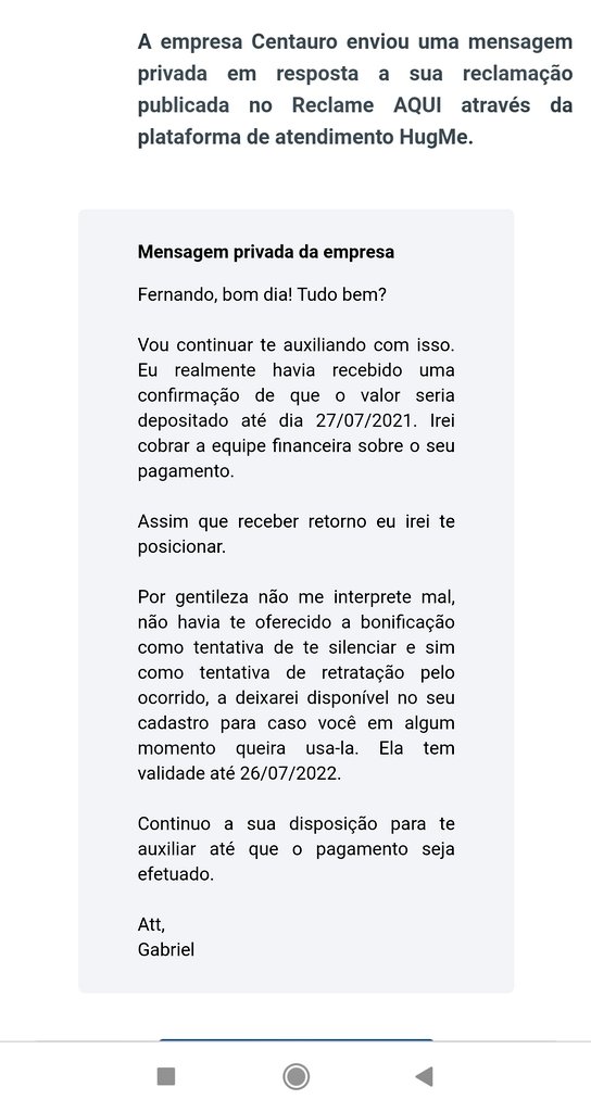 Fernand08327797's tweet photo. @centauroesporte @ReclameAQUI @proconspoficial @ https://t.co/O3tVbHBeJP