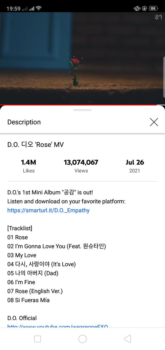 @missusdksoo @weareoneEXO Si Fueras Mia😭💕

D.O. 디오 The 1st Mini Album [공감]

#Empathy_ByDO
#DO_RoseMVOutNow
#디오_1st_solo_ROSE
#믿듣됴_솔로데뷔_오후6시 
#디오 #EXO
@weareoneEXO 

@crznmnp @margarettealiah @LuCky_WinNeR61