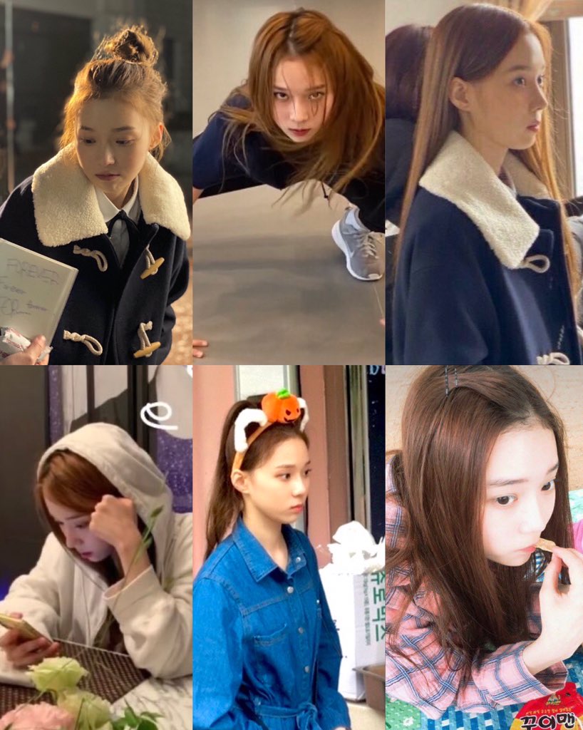 Winter predebut hair color >>>