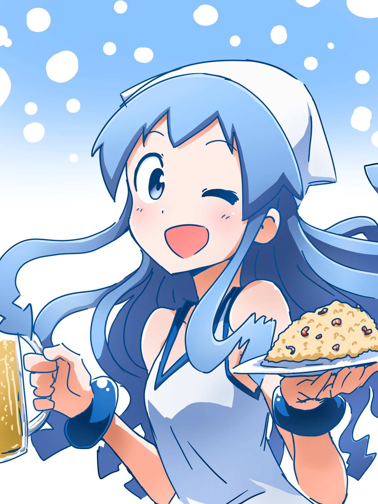 隊長ケロロ軍曹 イカ娘 イカ娘 イラスト T Co Wddyxixcs0 Twitter