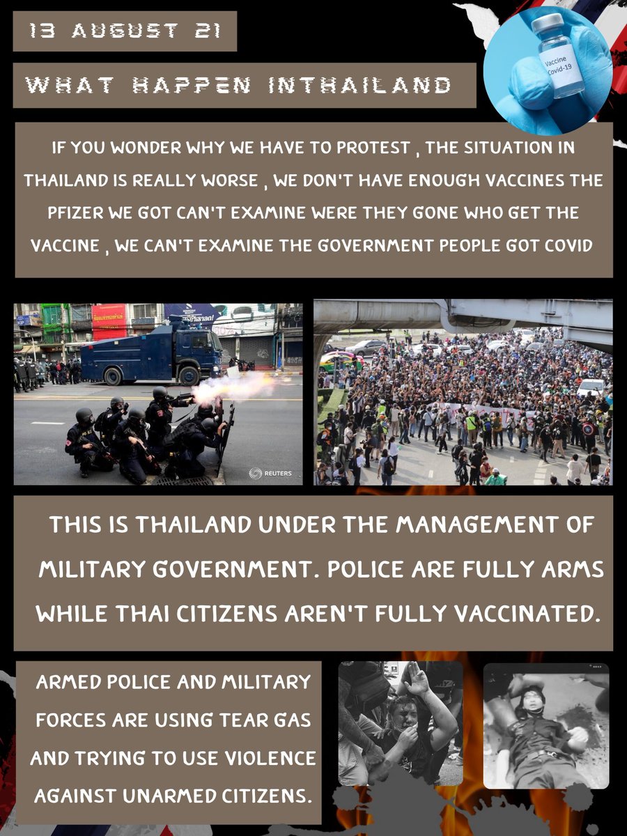 iamghostfaceNo1's tweet photo. ⚠️Pls Retweet 🔄 Your voice is very valuable.

: To everyone , Police use violence against people.
 #WhatHappenInThailand https://t.co/ygB2Mxsz8z