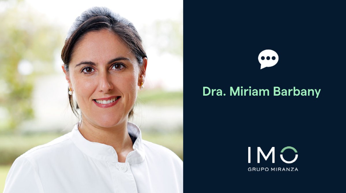 imogrupomiranza's tweet photo. Dra. Miriam Barbany: " Tractar la inflamació de la superficie ocular és essencial per trencar el “cercle viciós” de l'#UllSec i aconseguir que la malaltia remeti eficaçment". #EspecialistesIMO #GrupMiranza https://t.co/ymn4HCGAjG