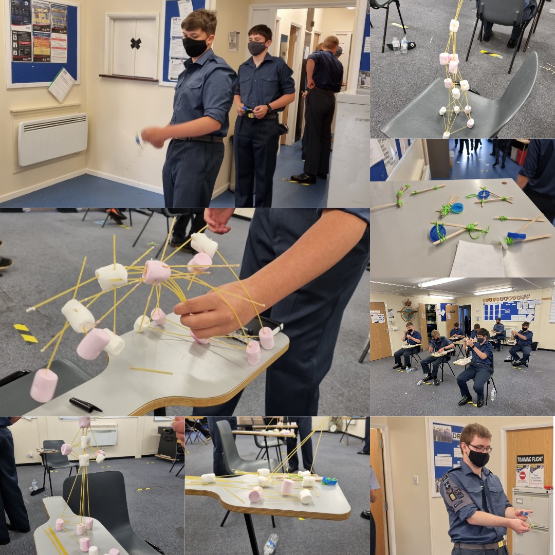 Something different for 2311 Sqn!

STEM! 

Cadets enjoyed the engineering aspect of building their own catapults follows by spaghetti and marshmallow towers.

What can we build next? #STEMPORTAL

Best part being able to eat the marshmallows at the end!!
<a href="/CorpsSTEM/">RAF Air Cadets STEM</a>
<a href="/rafyouthengage/">RAF Youth STEM Team</a>