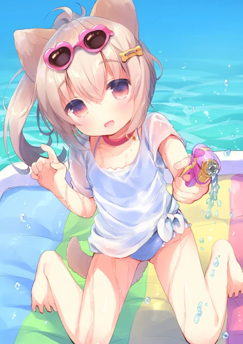 夏っ💙 #青を見て体感温度をさげる 