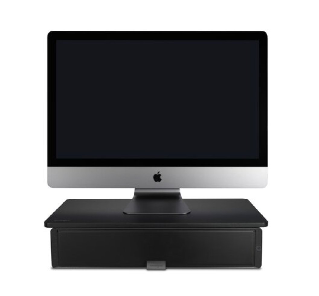 chrisbeon's tweet image. This new #computermonitorstand with a built-in UVC #sanitisation compartment safely and easily sanitises #keyboards, mice, trackballs, #mobilephones and other devices. 

The compartment accepts most full-sized keyboards and is used to store #desktop items when not sanitising.