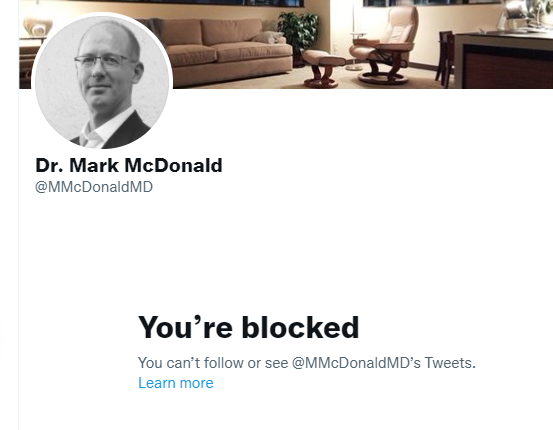 Scott_Maxwell's tweet photo. This is kind of funny.
This is the "expert" Gov. Ron DeSantis turned to for advice on masking.

The only thing I've done is retweet his own tweets - where he calls anyone who wears a mask "a retard."
https://t.co/pDsh7yZyGW https://t.co/D2tjk9c6DC