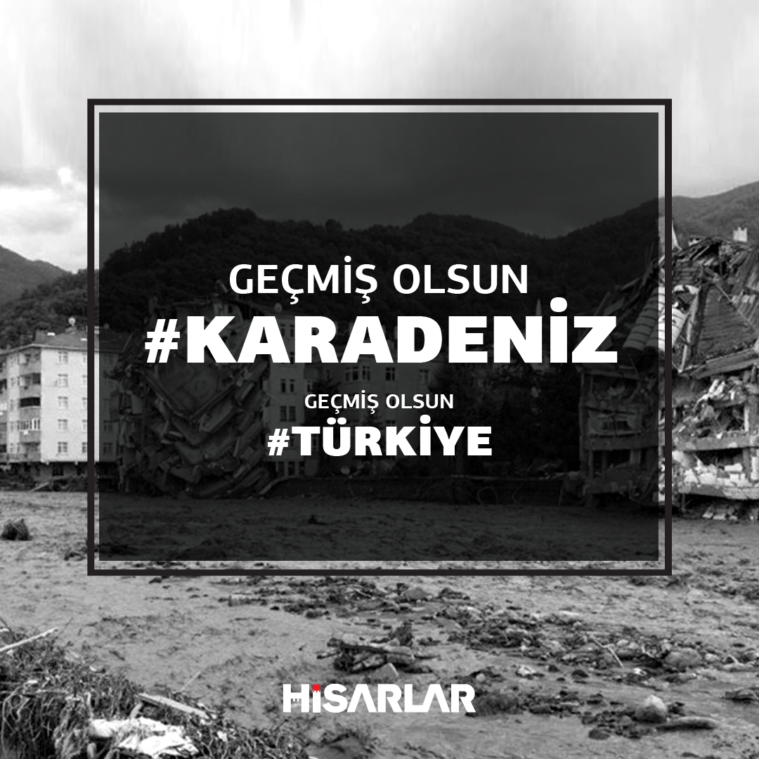 Bartın, Sinop, Karabük, Kastamonu ve Samsun’da aşırı yağışlardan dolayı meydana gelen sel felaketinden etkilenen tüm vatandaşlarımıza geçmiş olsun dileklerimizi iletiyoruz. Bu olayda hayatını kaybeden vatandaşlarımıza da Allah’tan rahmet yakınlarına sabırlar dileriz. #selfelaketi