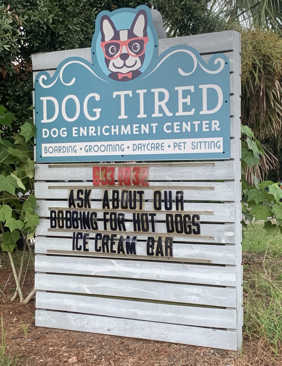 I called. It’s dogs only for the ice cream bar and hot dogs… <a href="/DogTiredSC/">Dog Tired</a>