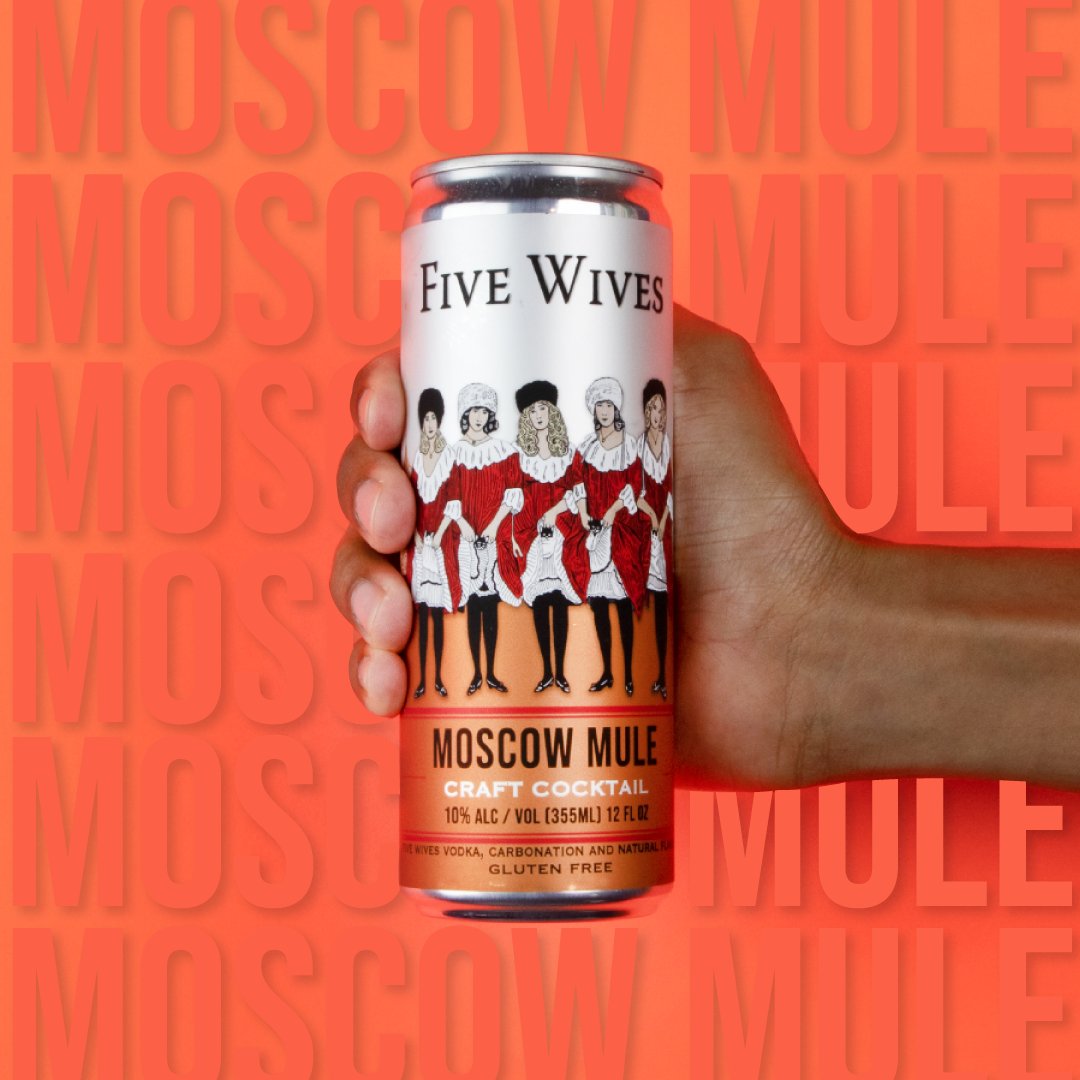 FiveWivesVodka's tweet photo. Grab a friend and grab a can of #FiveWivesVodka to enjoy together this summer! https://t.co/FBYWSzRAly