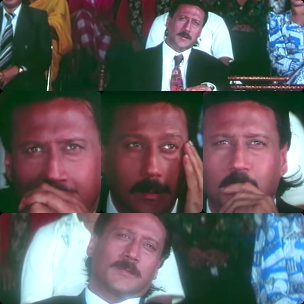 SukanyaVerma's tweet image. Jackie Shroff watching Manisha Koirala's dance in Agnisakshi/me watching Tenet. #sameguy