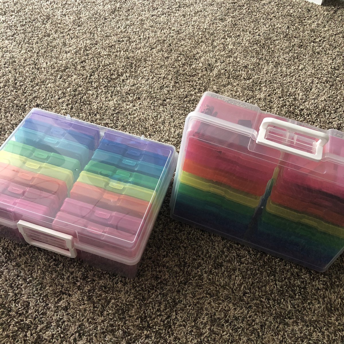 Ready to take my organized Microbits on the road to our schools this fall! Thanks for the STEM Scale-up grant <a href="/NWIowaSTEM/">NW Iowa STEM Region</a> and for the instruction/inspiration <a href="/CodeJoyEdu/">CodeJoy</a> 🥳