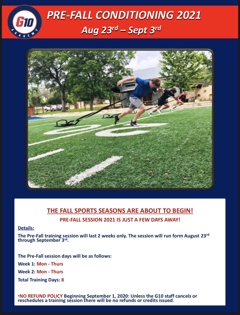 G10Academy's tweet photo. Fall sports have started but it’s still not too late to get ahead of the competition! Register now to take advantage of the next two weeks before we launch our Fall 2021 programs! #G10Ready #BackToSchool2021 @WHSChapBaseball @ChapSBall @ChapGSoccer @whschapsoccer @KGsKids1 https://t.co/gqiu0Ep8Dn