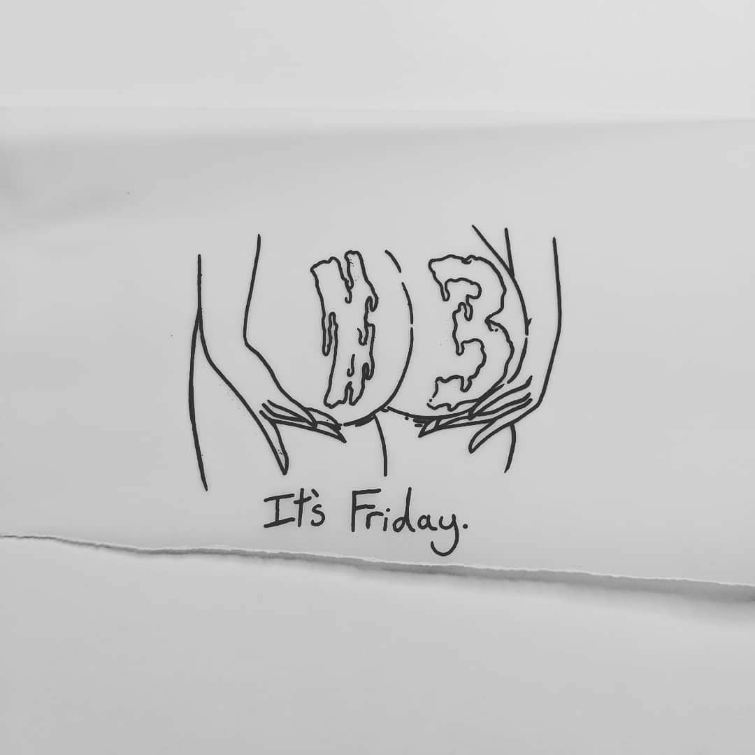 BAILEYDRAWS's tweet photo. It's Friday. https://t.co/kpNGKzRlQe