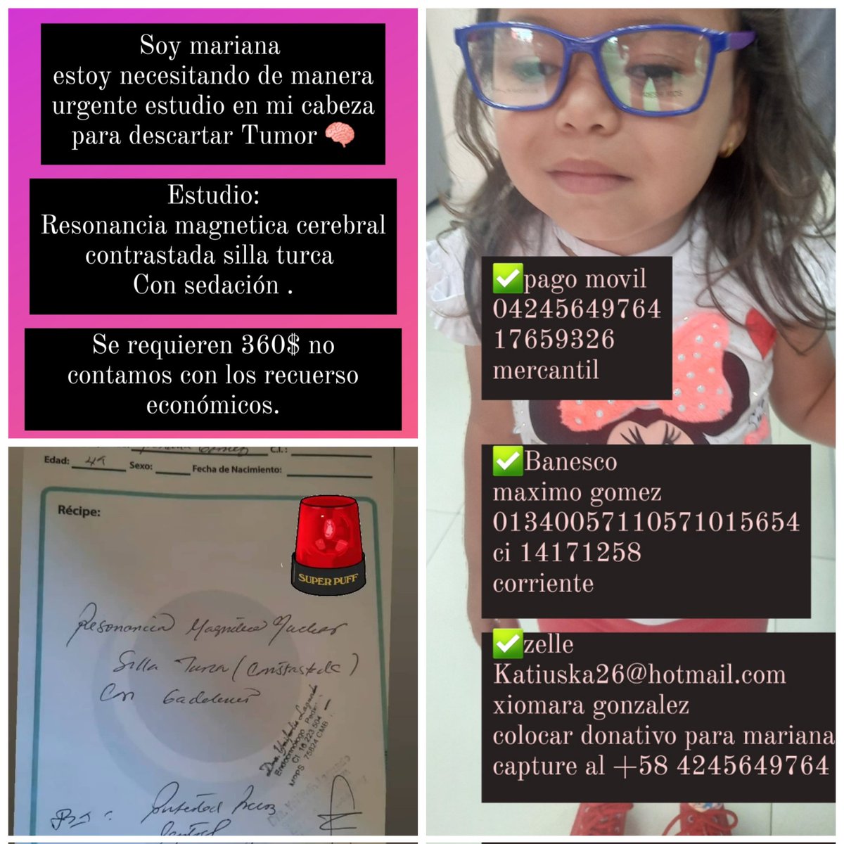 mariani87784922's tweet photo. Es Urgente si no puedes donar regaleme un RT se que aparecera algún Angel terrenal en el camino Amén 🙏 https://t.co/gH7tSHtyRI
