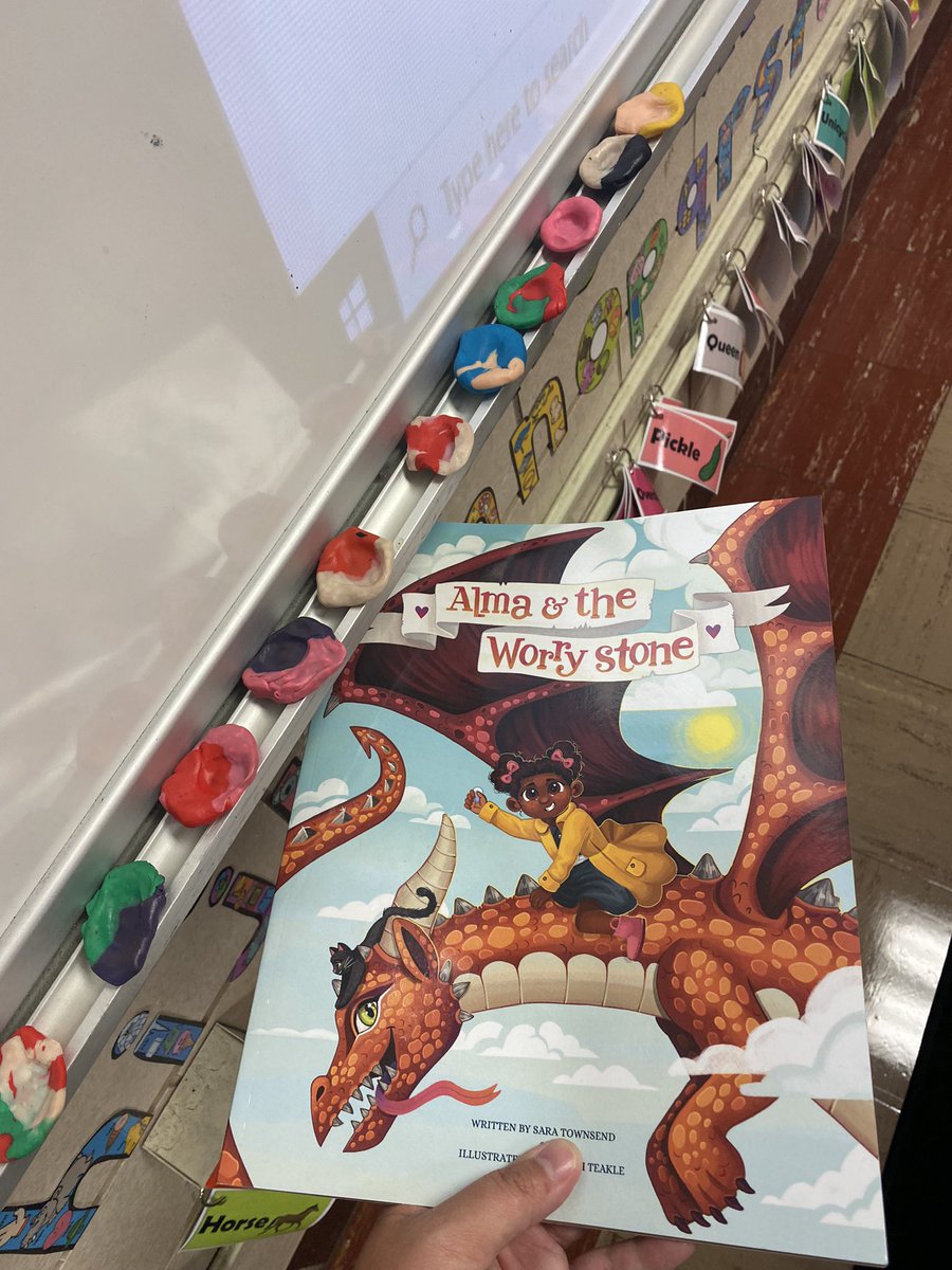 hszellner1's tweet photo. On our first day of Head Start we read Alma and the worry stone and made our own worry stones to keep in our safe place year round❤️ #socialemotional #esc9headstart #iamwfisd @BookerTWashElem https://t.co/5HyKGHhn0d