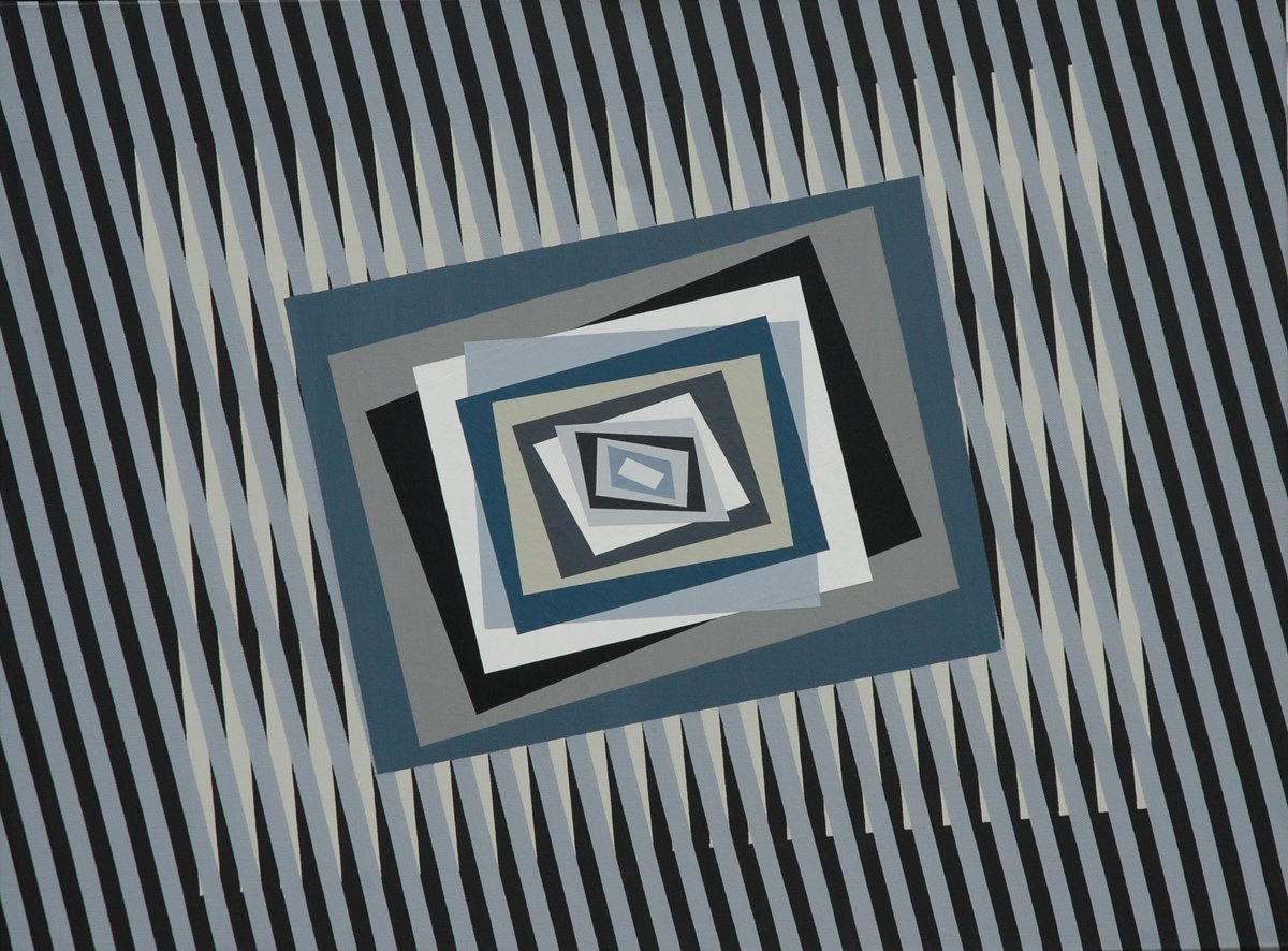 CrisContiniCont's tweet photo. La forza della pittura di Ferruccio Gard nasce dall’intreccio di forme geometriche e colori, combinate in risoluzioni e composizioni originali e dinamiche; 
@criscontinicontemporary https://t.co/bmfrj56uAf