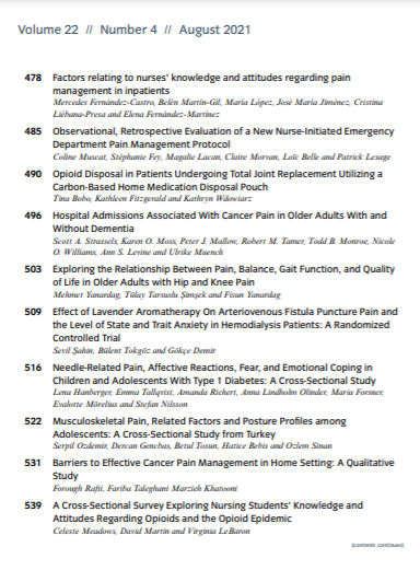 PMN_Journal's tweet photo. Our #current #issue is available #online:

https://t.co/tBAltilsCV

#nursetwitter #RN_Community #nurselife #nursingnow #nursingissues #caring #Nurses #pain #painmanagement #August #Science #RN #DNP #BSN #PhD #telehealth #opioidepidemic #LBP #Cancerpain #function https://t.co/qa69l7nwsI