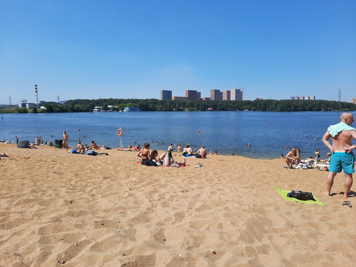 пляж рублево