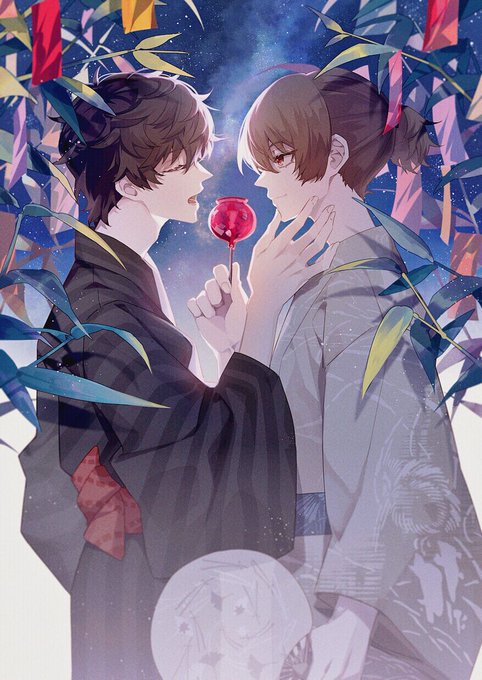 「closed eyes tanabata」 illustration images(Latest)