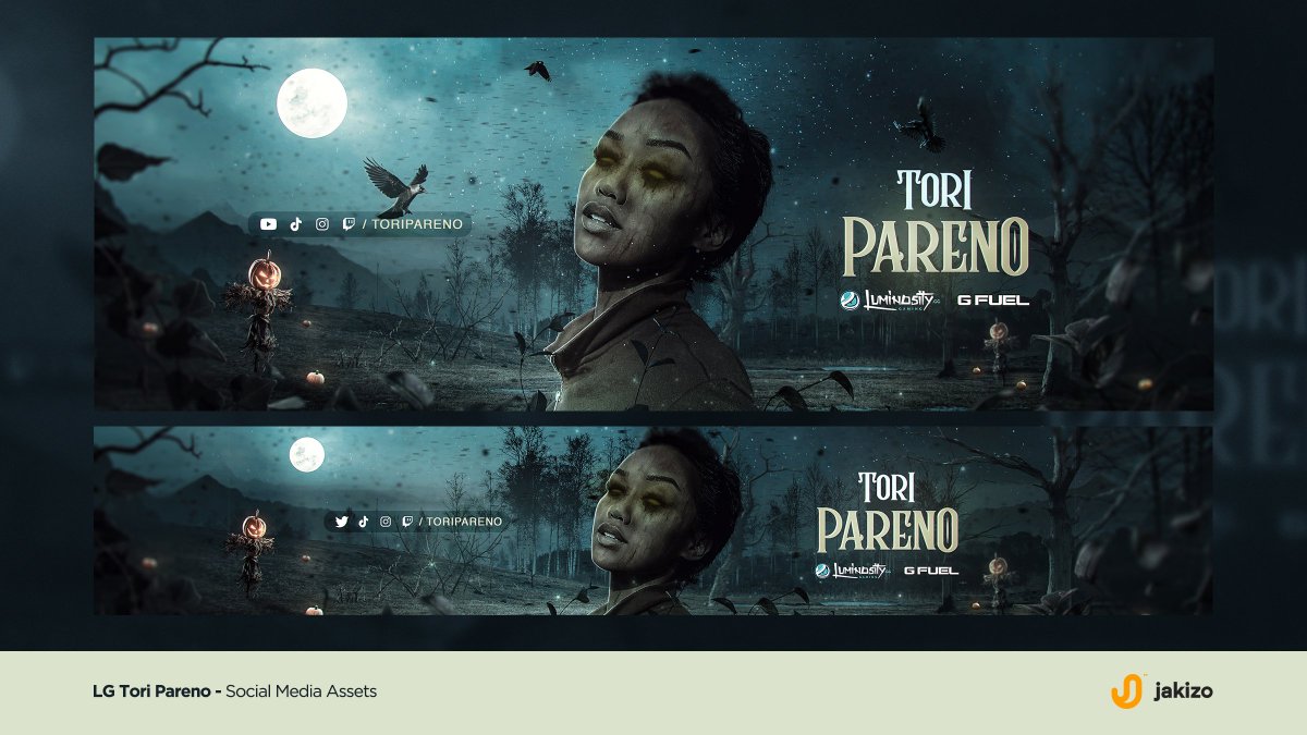 JakizoDesigns's tweet photo. Social Media Revamp Design for @ToriPareno 
All support &amp; feedback is definitely appreciated!
Portfolio: https://t.co/vW0G3C4UJO https://t.co/fc459jxNLm