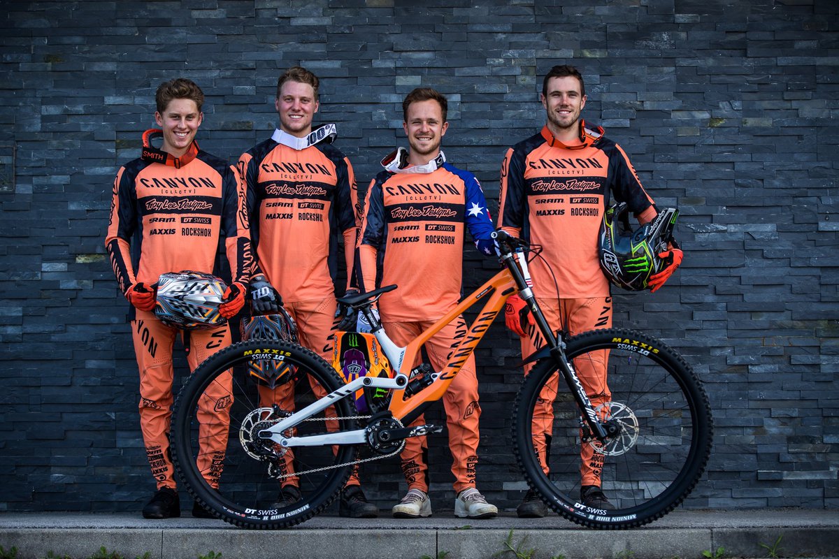 ErgonBike's tweet photo. ✨ New Kit Day ✨
The Canyon Cllctv Racing Team is dropping into the UCI Downhill World Cup in Maribor with a fresh look! So, what do you think? How do you like the new @canyon_bikes and jerseys? 🤩
#ergonbike #smd2 #gd1
📷 @maddogBoris https://t.co/vcBRDPUik7