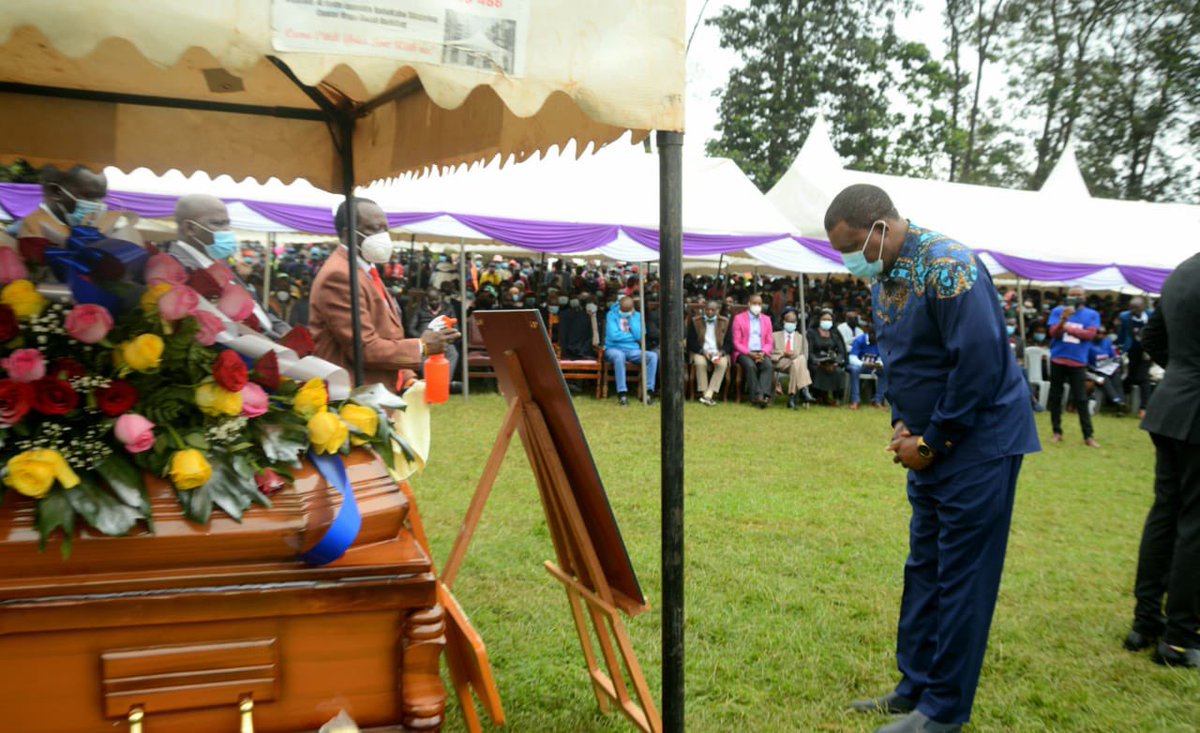 HonJBMuturi's tweet photo. I also presented a condolence message from H.E. @WilliamsRuto , expressing his solidarity with the bereaved family.

As a nation, we're repulsed by the heinous act that led to this tragedy, and demand that police officers treat their fellow citizens humanely and with dignity. https://t.co/Vb39CZopT7