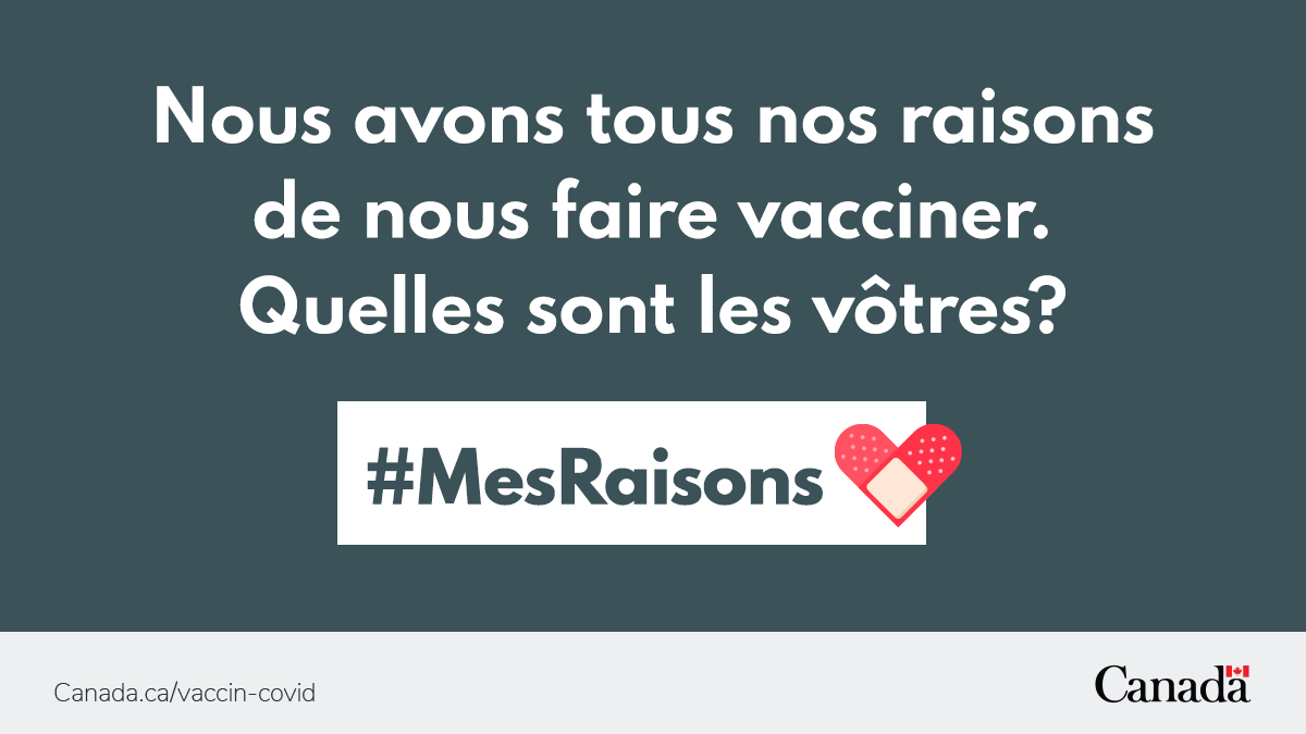 LICC_ca's tweet photo. Nous avons tous nos raisons de recevoir le #VaccinCovid.
Les nôtres? Protéger notre collectivité, serrer nos proches dans nos bras et sortir avec nos amis.
Quelles sont les vôtres? #MesRaisons https://t.co/fbjJ68ax3x