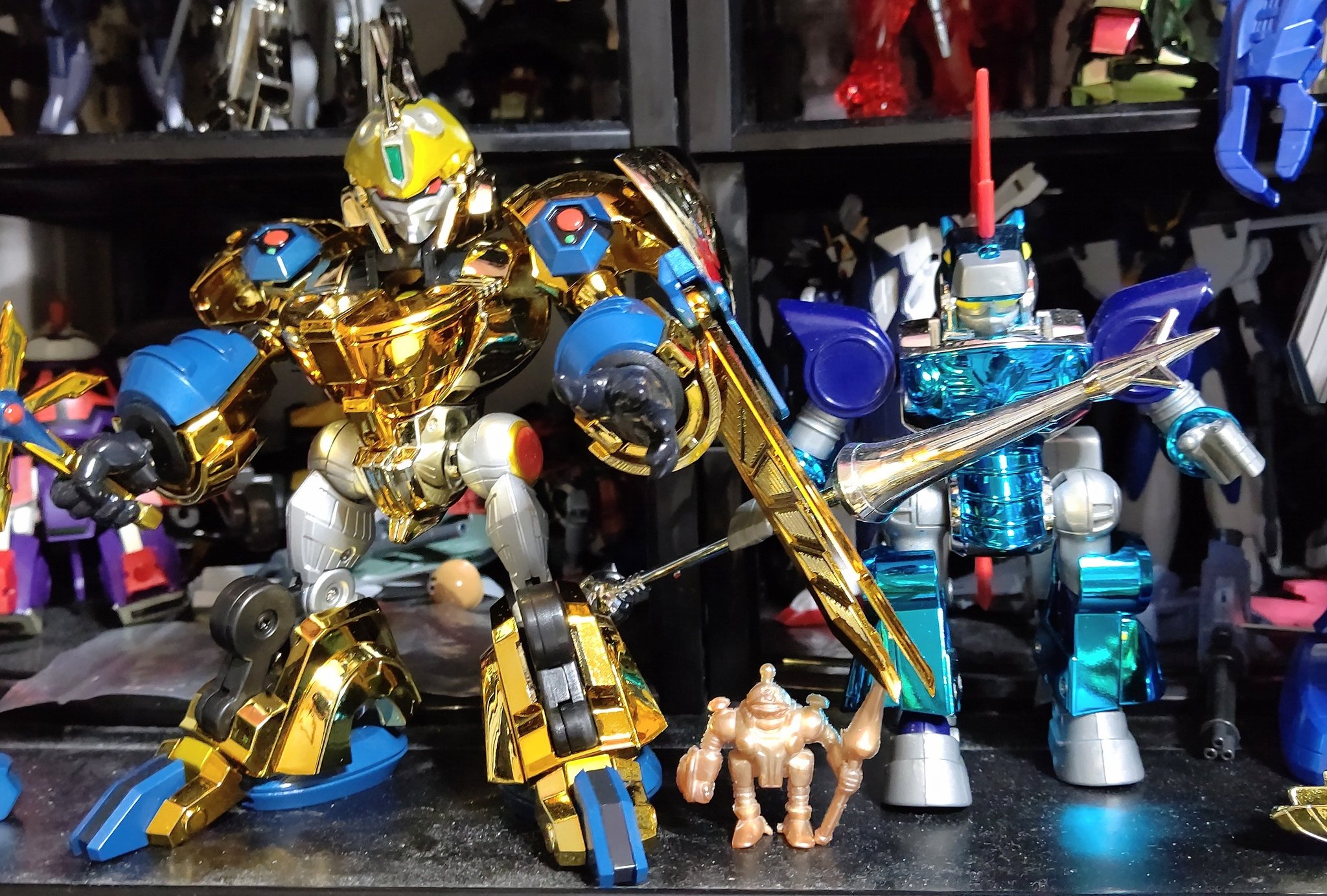 ちぇりのわ プラモラボ Rt Zyuuitiya Ng騎士ラムネ 40の玩具 Es合金のキングスカッシャーとｑ極変形のセイロームと食玩のポーン8兄弟が丁度良いサイズ比 ラムネ40 T Co Qwau0xju3l Twitter