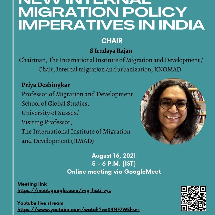 priyadeshingkar's tweet photo. Pleased to deliver this special lecture at IIMAD’s annual conference on Monday. It is open to the public. https://t.co/sMhmlCcHLh