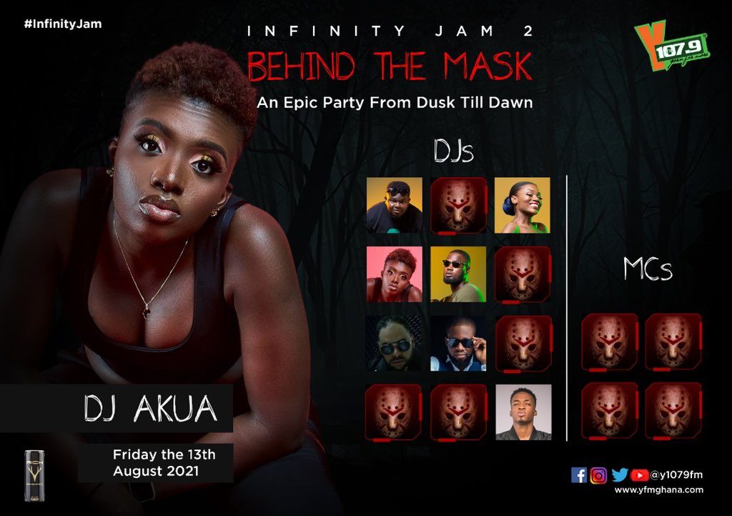 djmillzygh's tweet image. Tonight #infinityjam2 on @Y1079FM 🔥🔥 6pm - 6am we dey jam !!!