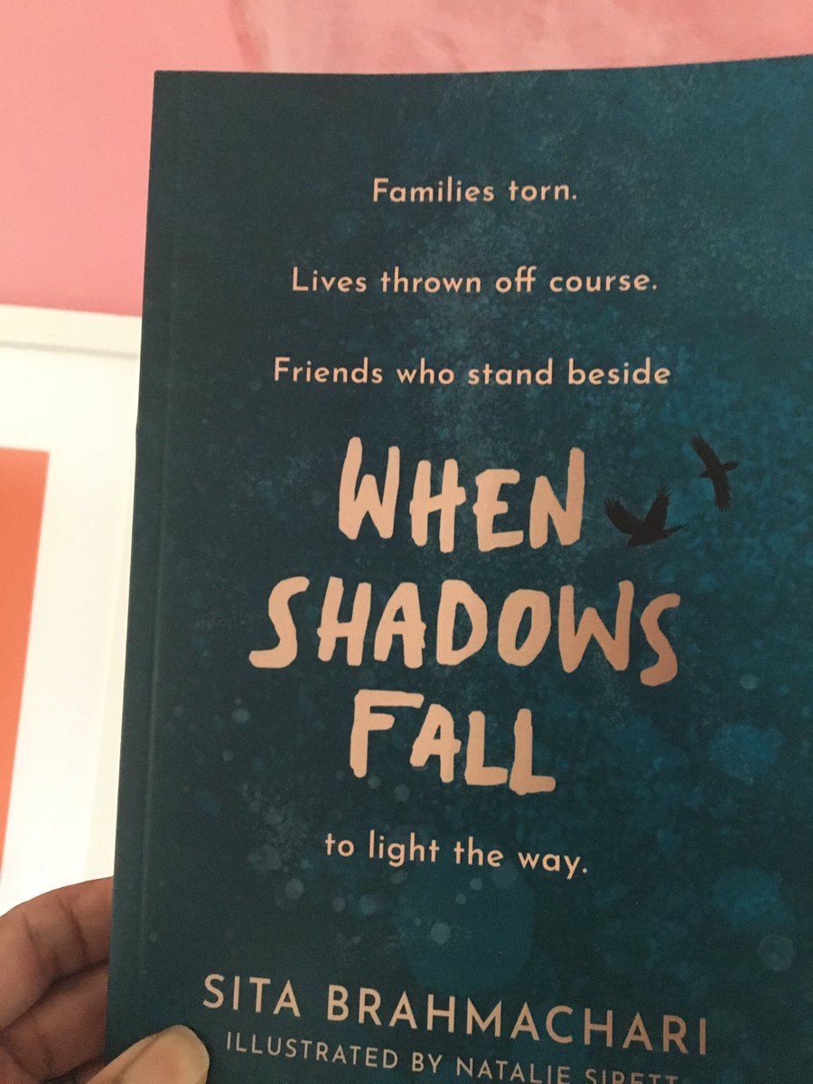 Thank you ⁦@LittleTigerUK⁩ for this early copy of ⁦@SitaBrahmachari⁩ #whenshadowsfall illustrations #nataliesirett - this is going in my holiday bag and I’m so excited to dive in - so looking forward to this verse and prose mix !!!!