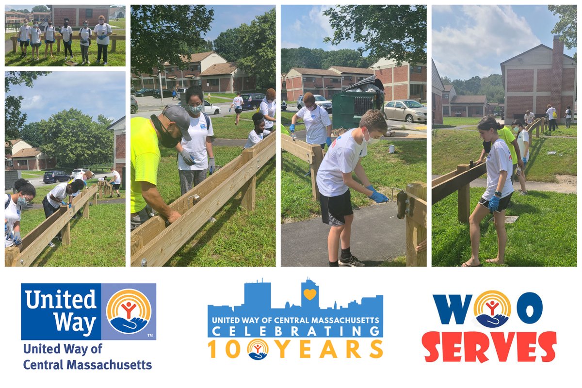 WHAuthority's tweet photo. Thank you to #WooServes @UnitedWayofCM for painting at Great Brook Valley! ✨🏡☀️ These volunteer projects help address community issues around health, food &amp; more! 
➡️ To learn more info or have any questions, visit: https://t.co/eCRtaRkLiE

#WHA #worcesterhousing #worcesterma https://t.co/0JJU2FLcSR