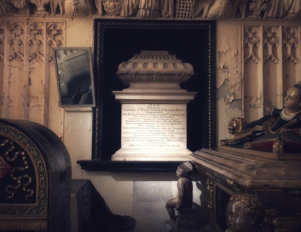 It’s been quite hard for me to move around the <a href="/TowerOfLondon/">The Tower of London</a> today without stopping and downloading onto my colleagues all my Big New Thoughts about the fate of the Princes in the Tower.

(seen here - possibly! - in their urn at <a href="/wabbey/">Westminster Abbey</a>)