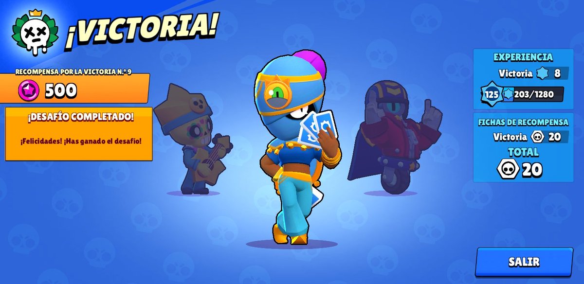 BrandonRevolor2's tweet photo. Es la primera vez que gano un desafio en el juego 😁 y lo pase con randoms @BrawlStarsES 😎👍 https://t.co/KheSf6JrMl