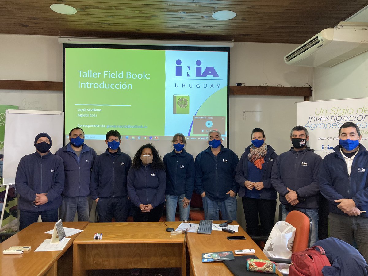 PaulaSilva_Uy's tweet image. Field Book app training at @INIA_UY for field data collection by Leydi Sevillano. Thanks to @TrevorRife for creating this awesome tool 👩🏼‍💻🧑🏽‍💻👩🏼‍🌾👨🏽‍🌾

Entrenamiento en el uso de la aplicación Field Book para toma de datos en el campo. Gracias a Leydi Sevillano por la presentación.