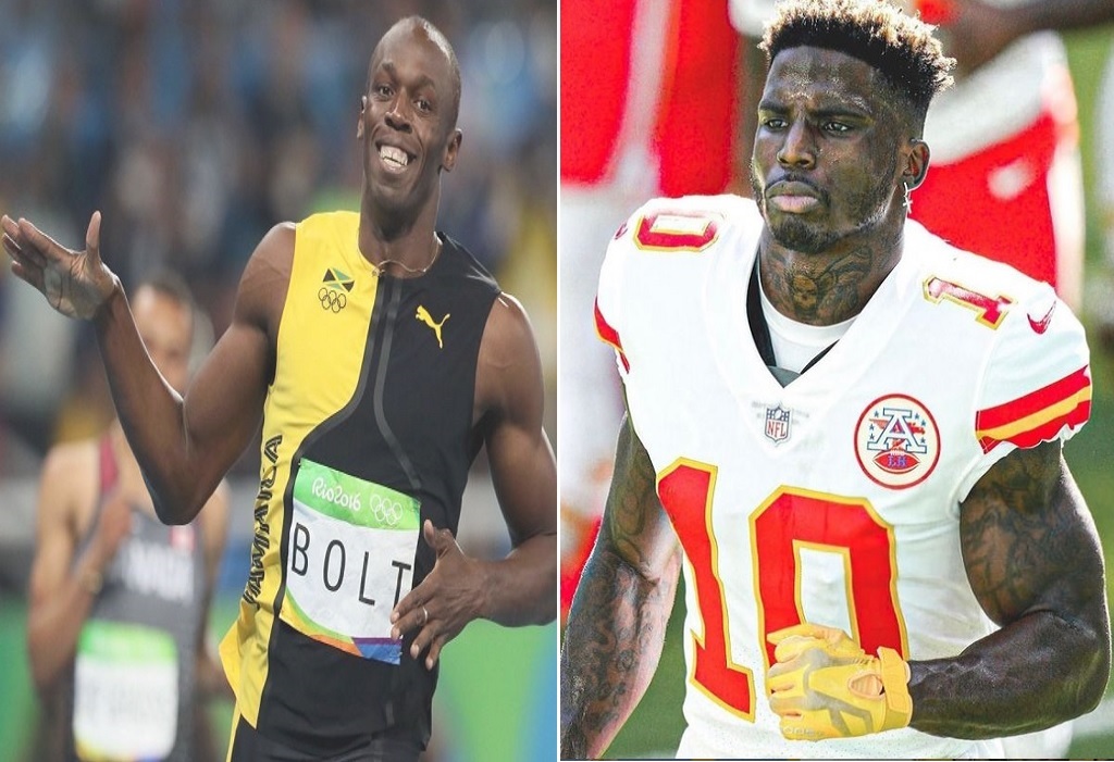 Usain Bolt wants head to head race against NFL's Tyreek Hill