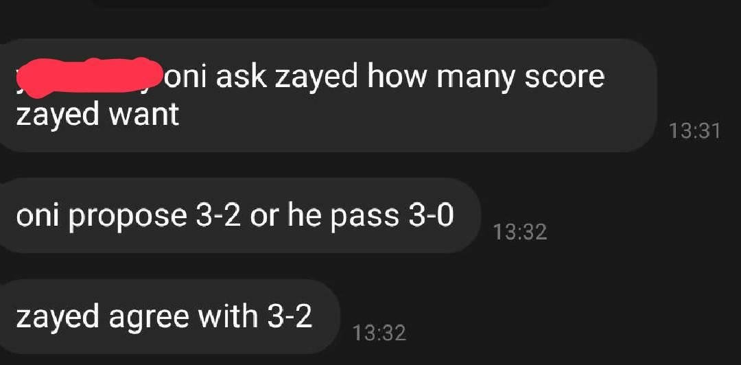 MakoLeChat's tweet image. 🚨Breaking News Jamir SSA SEA

Finale was set

Zayed won by 3-2. Result was decided yesterday.

look at the time of the messages, it's currently 4P.M in 🇫🇷 

#Shame #Jamir 

@SSACosmo @FaraonLfz  @GTarcade @SaintSeiyaSea  @SaintSeiyaKOTZ