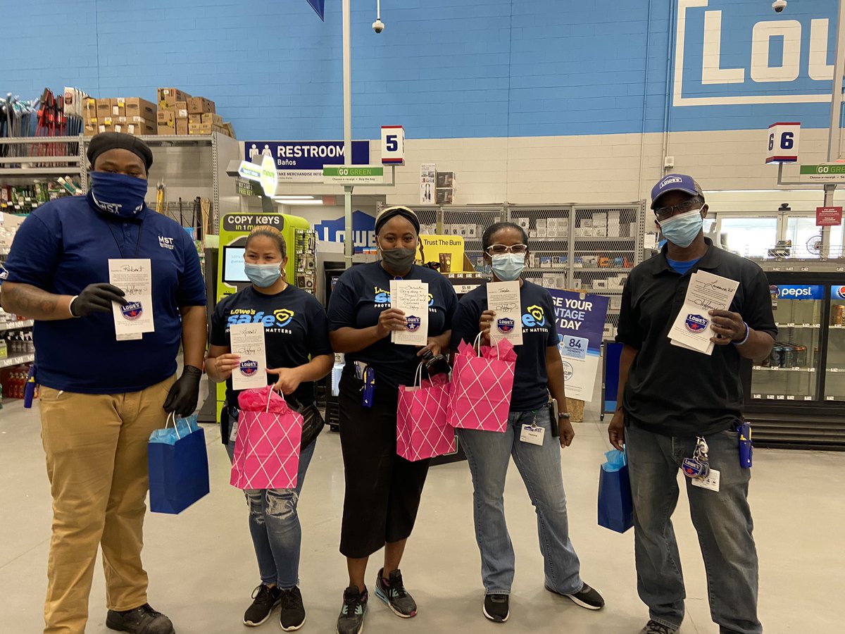 MST Appreciation Day complete with service stars, gift bags, cupcakes and Firehouse lunch for the Lowe’s Team @ 3256 <a href="/BenitoKomadina/">Benito.Komadina@Lowes</a> <a href="/LowesDMV/">Syncer Ingram</a> <a href="/AndraeBailey84/">Andrae Bailey</a>