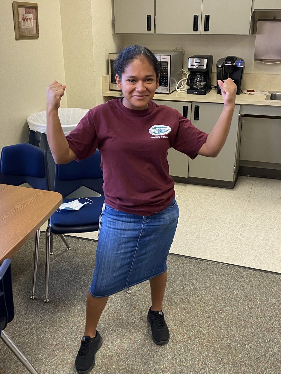 Some of our strongest people in the district are our amazing custodians! <a href="/FSESFriendship/">Friendship Elementary</a> #KISDStronger