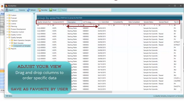 VicinityBrew's tweet image. We create a lot of videos to help our clients. Here's one about #Qualityanalysis using #VicinityView which allows you to query any data in the system. It functions like Excel. 

Check out the capability and the ways you can analyze all the data.

buff.ly/3fXr1Sv