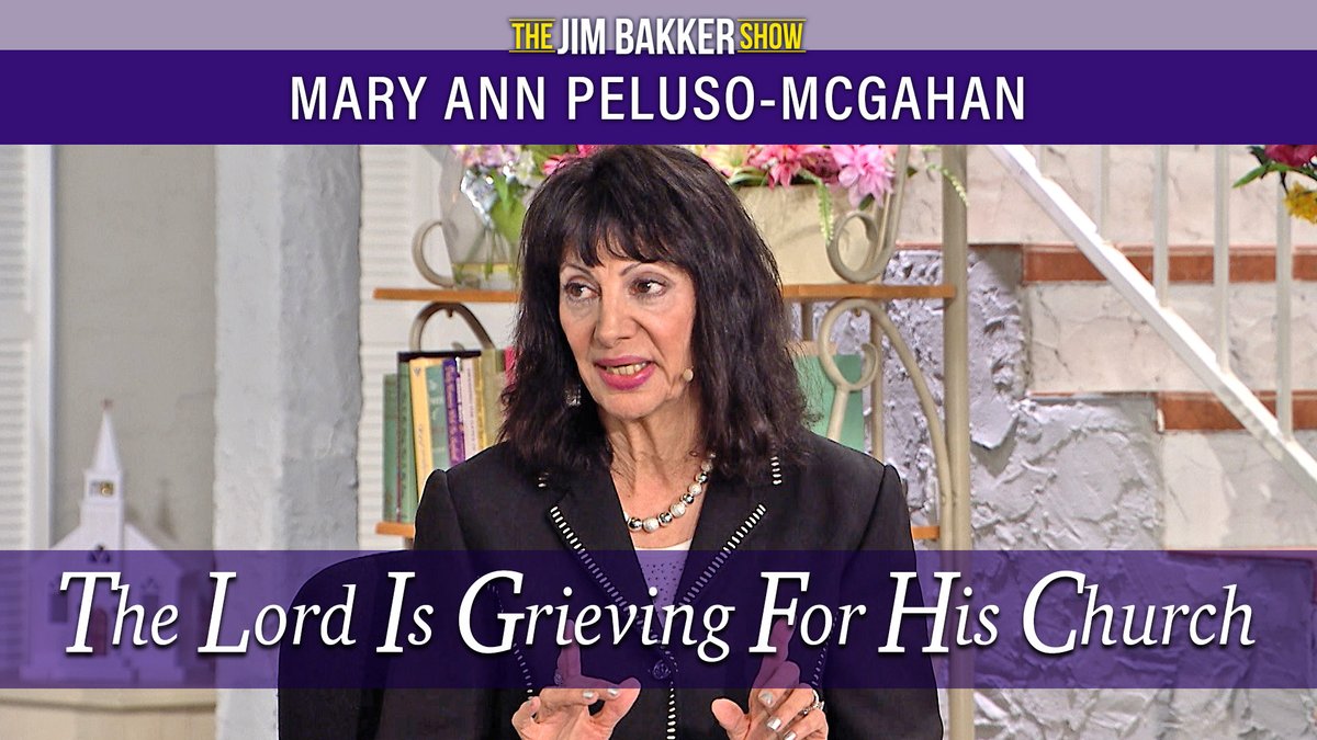 give_jam's tweet photo. Pastor Jim and Lori Bakker discuss the grief the Lord feels for His church with special guest Mary Ann Peluso-McGahan.

https://t.co/mo20St70Dg https://t.co/7RwuPNpZZk