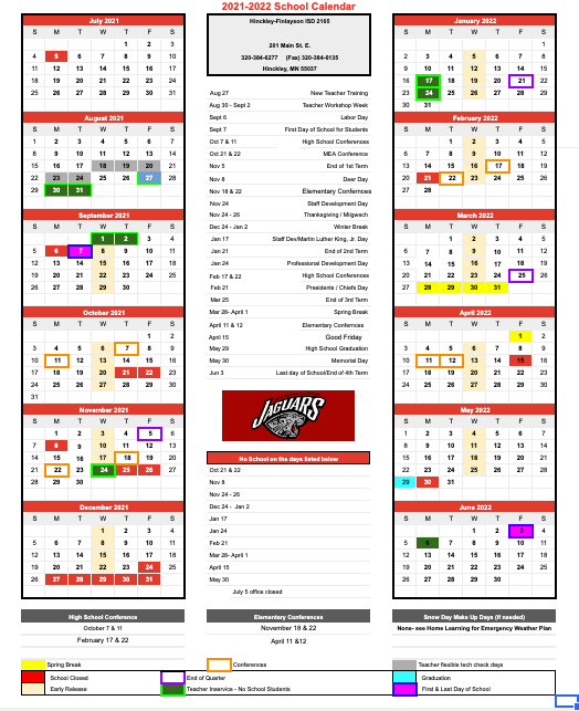 HFJagfeed's tweet photo. 21-22 School Calendar https://t.co/8subJz8Qxz