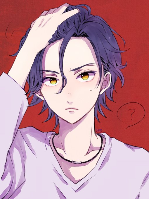 前髪上げのtwitterイラスト検索結果